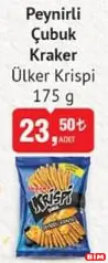 ÜLKER KRİSPİ PEYNİRLİ ÇUBUK KRAKER 175 G